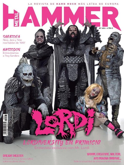 Title details for Metal Hammer by CONNECOR REVISTAS S.L. - Available